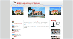 Desktop Screenshot of graesekirke.dk